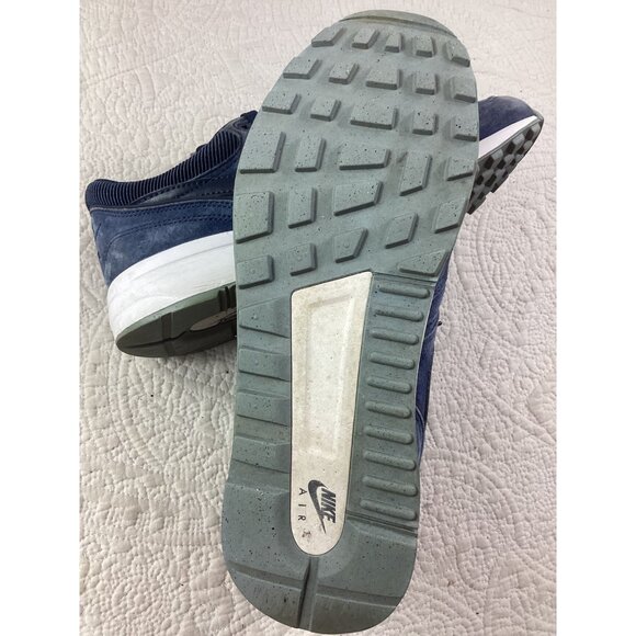 Nike Mens Blue Suede Sneakers Size 9.5 US With White Soles*EUC - Picture 8 of 12